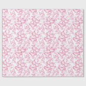 Delikate Dessous Muster Brautparty Packung Geschenkpapier (Flach)