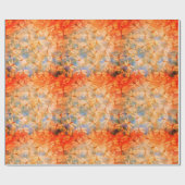 Delikate Drachenfliegen Orange Wasserfarbe Geschenkpapier (Flach)