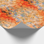 Delikate Drachenfliegen Orange Wasserfarbe Geschenkpapier (Ecke)