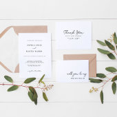 Delikate Drehbuch modern elegant danke Card