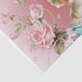 Delikate Edwardian Rose Motif für Decoupage Paper Seidenpapier (Ausschnitt)