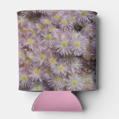 Delikate, eisrosa, sukkulente Blume Dosenkühler (Rückseite)