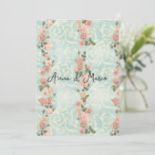 delikate englische Rose Feiertagskarte (Stehend Vorderseite)