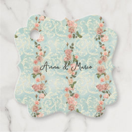 delikate englische Rose Geschenkanhänger