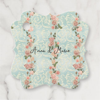 delikate englische Rose Geschenkanhänger