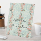 delikate englische Rose Sockelschild (In Situ)