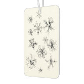 Delikate fallende Schneeflocken Autolufterfrischer (Links)