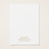 Delikate Feather Earring Display Card (Rückseite)