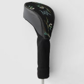 Delikate Fern Initial Golf Headcover (angewinkelt)