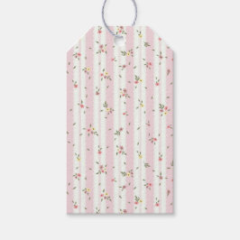 Delikate florale Muster Geschenktasten Geschenkanhänger