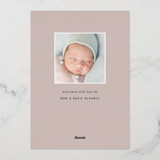 Delikate Foil-Blätter | Ankündigung von Foto zur G (Rückseite)