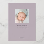 Delikate Foil-Blätter | Ankündigung von Foto zur G (Rückseite)