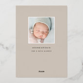 Delikate Foil-Blätter | Ankündigung von Foto zur G (Rückseite)