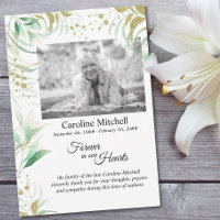 Delikate Foliage Forever in unserem Herz-Foto