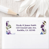 Delikate Frühlingsblumen Lila blumenreiche Hochzei (Insitu)