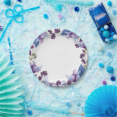 Delikate Frühlingsblumen Lila Frühling Pappteller (Party)