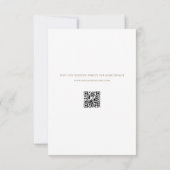 Delikate Garden Wedding Save the Date (Rückseite)