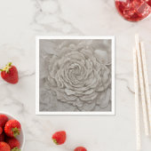 Delikate Gardenia Weiße Blume Serviette (Beispiel)