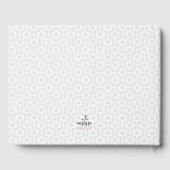 Delikate Gemusterte B'nai Mitzvah Gästebuch (Rückseite)