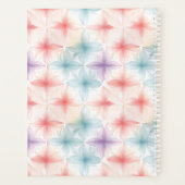 Delikate geometrische Blume Planer (Rückseite)