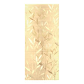 Delikate Gold-Blätter Pinselmetall-Service-Katalog Werbekarte (Hinten)