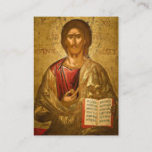 Delikate Gold Rose Orthodoxe Beerdigungskarte Platzkarte (Rückseite)