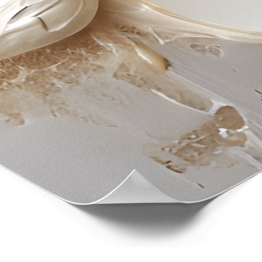 Delikate Golddetails Poster (Ecke)