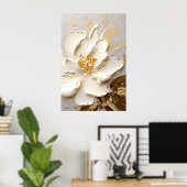 Delikate Golddetails Poster (Heimbüro)