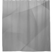 Delikate graue Falten Duschvorhang (Vorderseite)