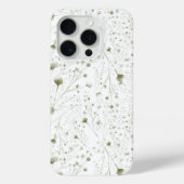 Delikate Green Floral iPhone Case mit Soft Botani (Rückseite)