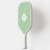 Delikate grüne Coquette Bows Pickleball Schläger (Links)