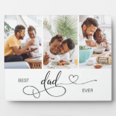 Delikate Herzklopfen Bester Vater je Fotomaterial Fotoplatte (Vorderseite)