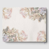 Delikate Hochzeit der Wasserfarben Gästebuch (Rückseite)