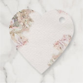 Delikate Hochzeit der Wasserfarben Geschenkanhänger (Rückseite)