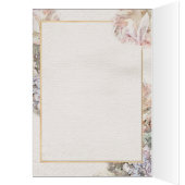 Delikate Hochzeit von Wasserfarben, Flora und Faun (Innen (Links))