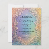 Delikate Hochzeitseinladung (Vorderseite)