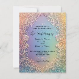 Delikate Hochzeitseinladung