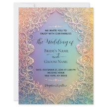 Delikate Hochzeitseinladung