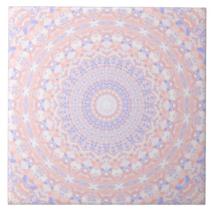 Delikate Hübsche Pastelle Abstrakt Mandala Fliese