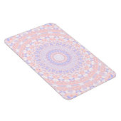 Delikate Hübsche Pastelle Abstrakt Mandala Magnet (Rechte Seite)