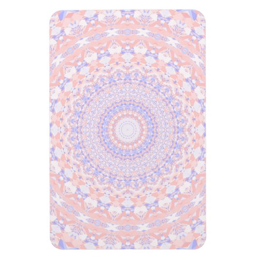Delikate Hübsche Pastelle Abstrakt Mandala Magnet (Vertikal)