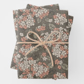 Delikate Hydrangea auf taubendem Hintergrund Geschenkpapier Set (Beispiel)