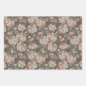 Delikate Hydrangea auf taubendem Hintergrund Geschenkpapier Set (Vorderseite)