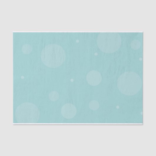 DELIKATE ICY BLUE POLKA DOT PATTERN TISSUPAPIER SEIDENPAPIER (Vorderseite)