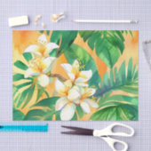 Delikate Jasmine-Blume Seidenpapier (Handwerk)