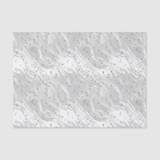 Delikate Juwelen Image auf Satin Image Seidenpapier (Vorderseite)