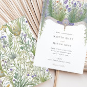Delikate Kräutergartenhochzeit Einladung