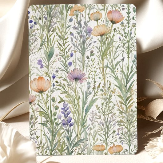 Delikate Kräutergartenhochzeit Einladung