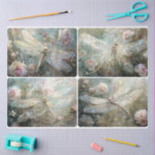 Delikate Libellen Seidenpapier (Basteln)