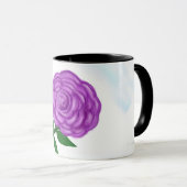 Delikate Liebe der Lila Blume Tasse (VorderseiteRechts)